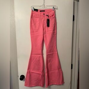 GJG Denim Pink Bell Bottoms
